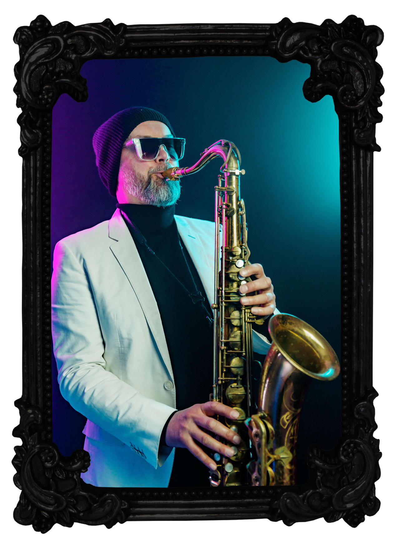 Franklin on Sax